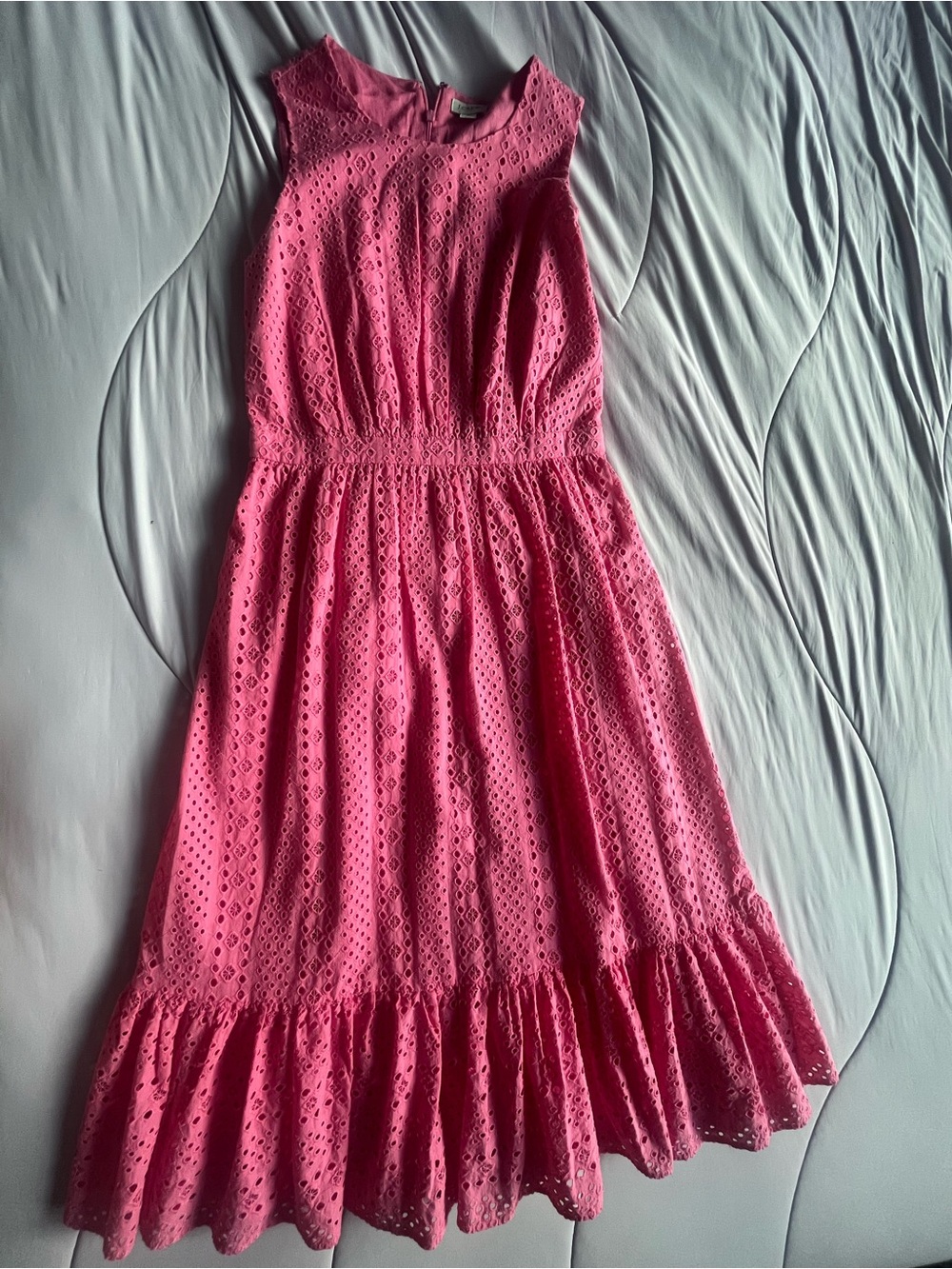 J. Crew Bright Pink Eyelet Sundress - Picture 3 of 3